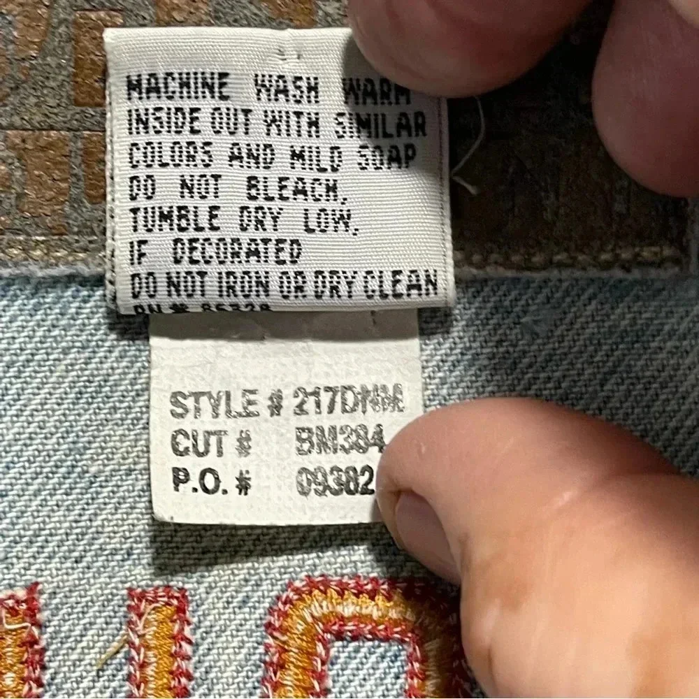 Vintage U.M. B-54 Equipment VTG Men's Denim Varsity Jacket Size Medium - Picture 16 of 16